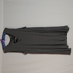 Living Doll Sleeveless Stripe Dress